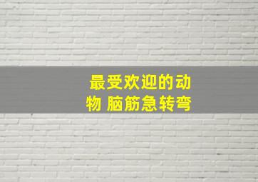 最受欢迎的动物 脑筋急转弯